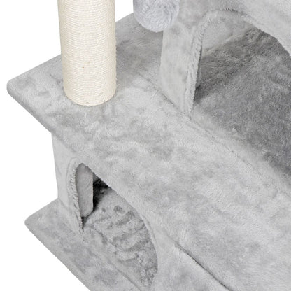 Cat Tree House Scratching Post with Ramp