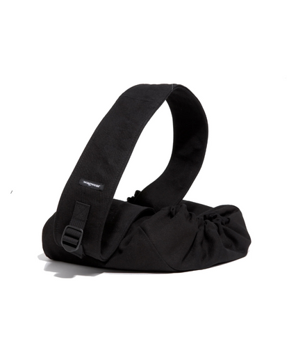 Messenger Dog Pouch Carrier in Black (Made in the USA)