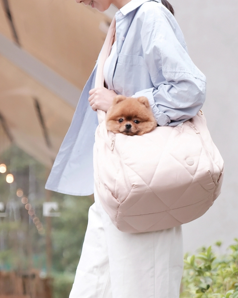 Cloud Crossbody Pet Carrier in Beige or Black