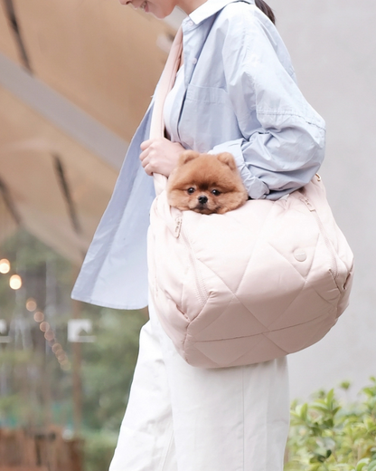 Cloud Crossbody Pet Carrier in Beige or Black