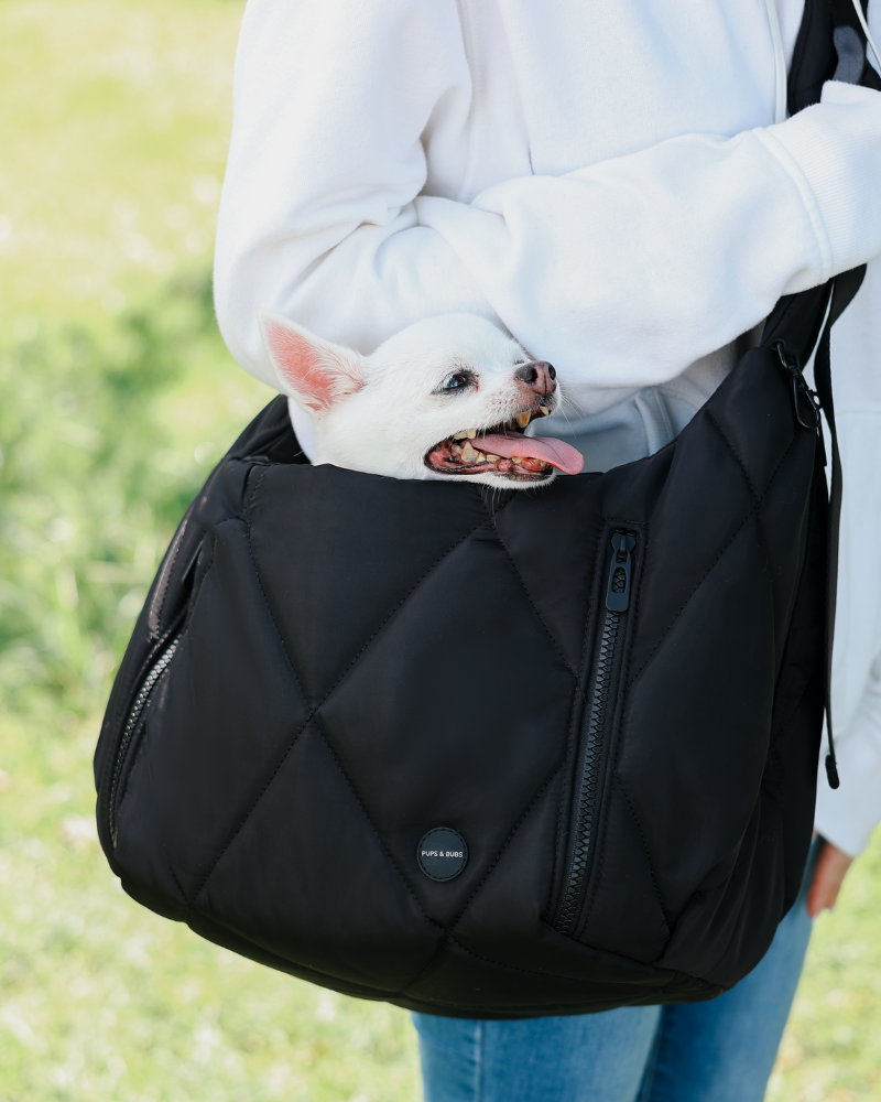 Cloud Crossbody Pet Carrier in Beige or Black