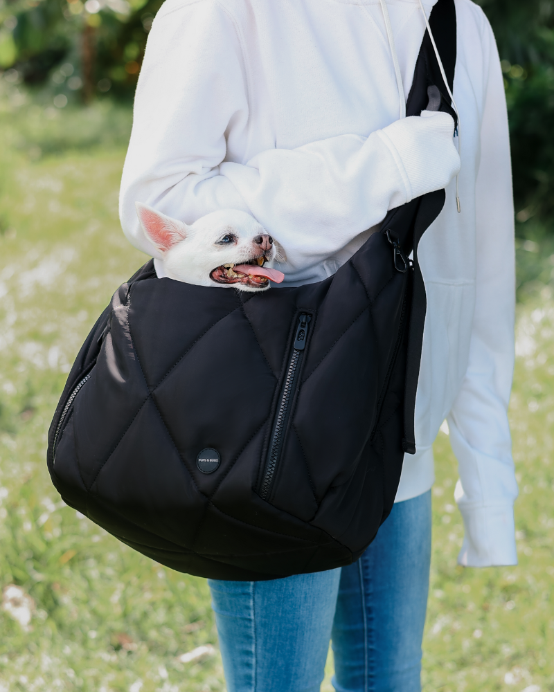 Cloud Crossbody Pet Carrier in Beige or Black