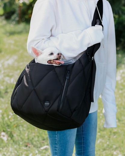 Cloud Crossbody Pet Carrier in Beige or Black