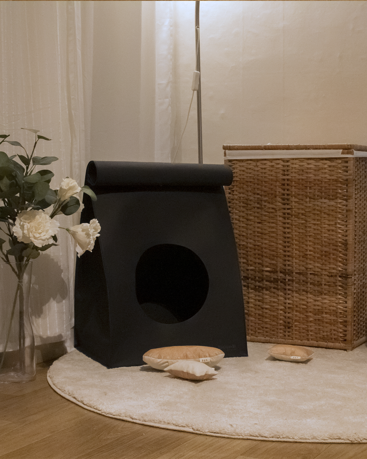 HIDE & SEEK BAG . MATT BLACK